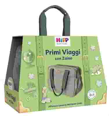 HIPP COFANETTO PRIMI VIAGGI LATTE IDRATANTE 350 ML + SHAMPOO DELICATO 200 ML + SALVIETTINE DELICATE&NUTRIENTI 48 PEZZI + BAGNO DELICATO 350 ML + ZAINO HIPP