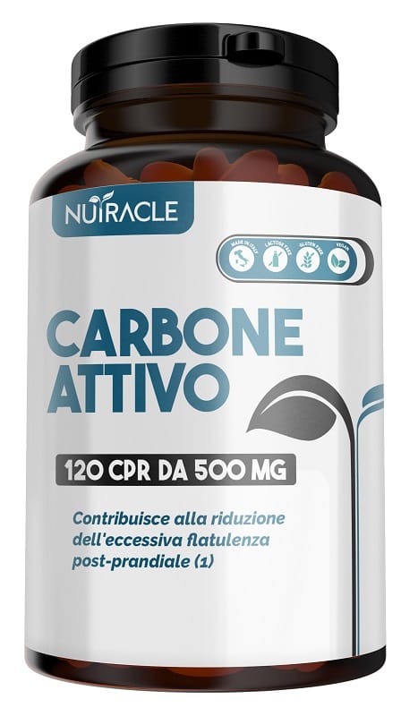 NUTRACLE CARBONE ATTIVO 120 COMPRESSE DA 500 MG