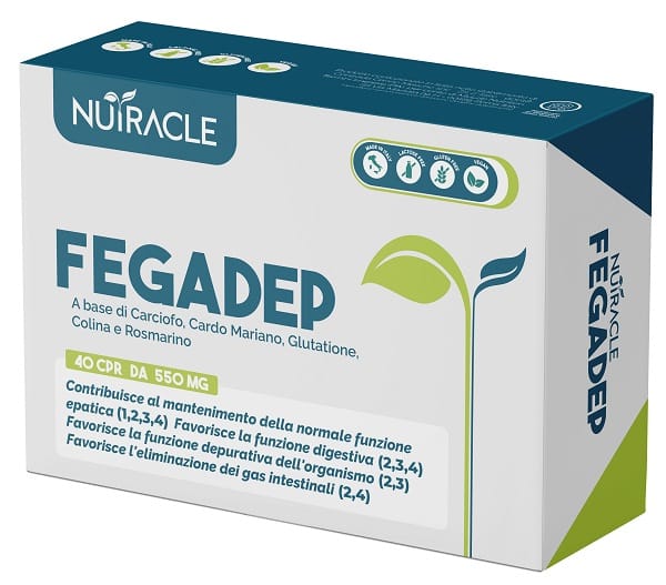 NUTRACLE FEGADEP 40 COMPRESSE DA 550 MG