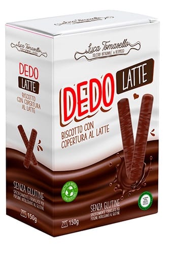 DEDO LATTE BISCOTTO COPERTURA LATTE 150 G