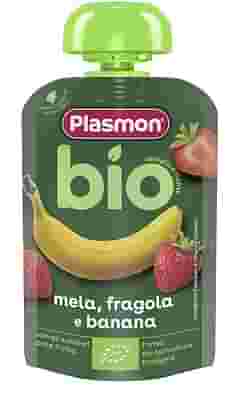 PLASMON OMOGENEIZZATO BIO BANANA FRAGOLA 100 G