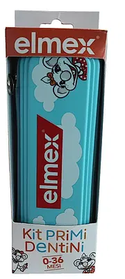 ELMEX KIT PRIMI DENTINI 0-36 MESI 1 ELMEX BIMBI DENTIFRICIO 50 ML + 1 ELMEX SPAZZOLINO BIMBI EDUCATIVO NEW 0-3 ANNI ELMEX KIT PRIMI DENTINI 0-36 MESI 1 ELMEX BIMBI DENTIFRICIO 50 ML + 1 ELMEX SPAZZOLINO BIMBI EDUCATIVO NEW 0-3 ANNI