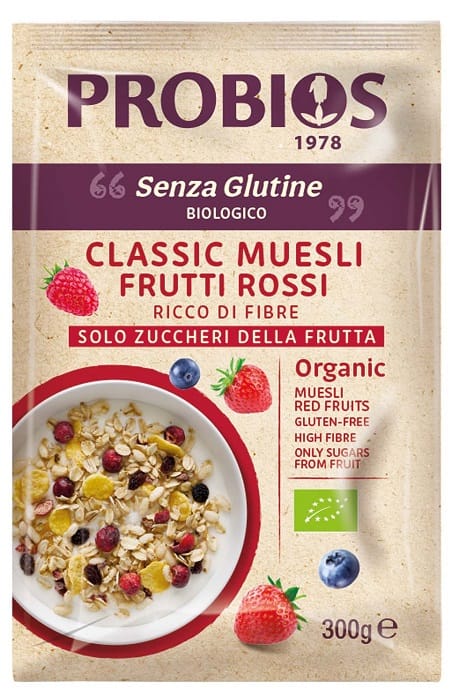 Probios Classic Muesli Frutti Rossi 300 G