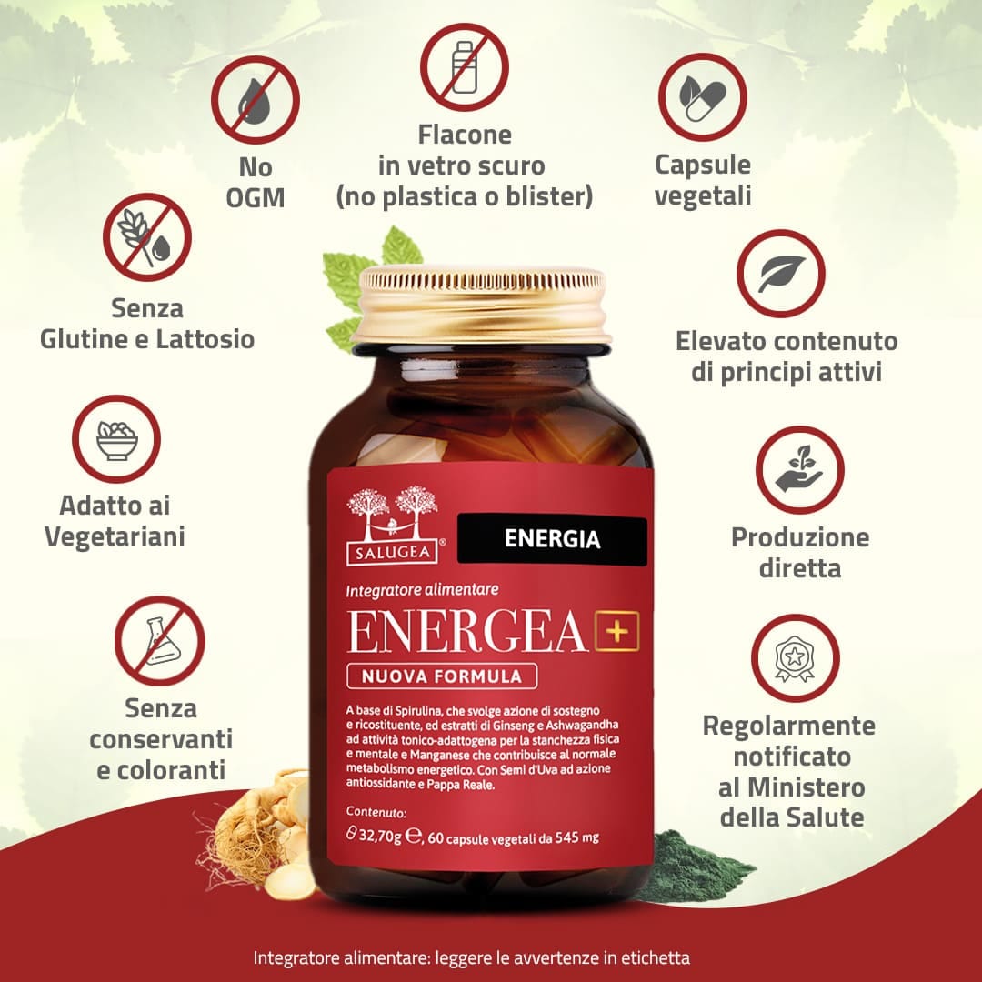 ENERGEA+ NUOVA FORMULA SALUGEA 60 CAPSULE