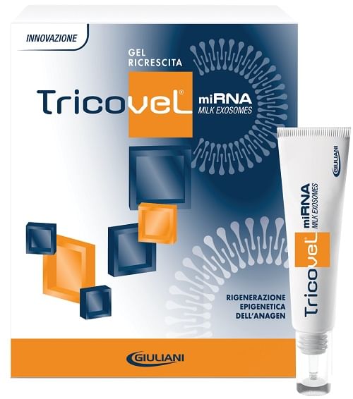 TRICOVEL MIRNA MILK EXOSOMES GEL RICRESCITA 4 TUBETTI DA 15 ML
