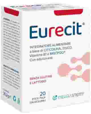 EURECIT 20 STICK PACK OROSOLUBILI DA 1,26 G CON EDULCORANTI SENZA GLUTINE SENZA LATTOSIO
