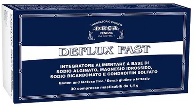 DEFLUX FAST 30 COMPRESSE MASTICABILI DEFLUX FAST 30 COMPRESSE MASTICABILI
