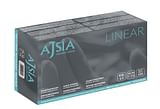 GUANTO MONOUSO IN NITRILE SENZA POLVERE AJSIA LINEAR BLU VIOLACEO MEDIUM 100 PEZZI