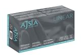 GUANTO MONOUSO IN NITRILE SENZA POLVERE AJSIA LINEAR BLU VIOLACEO SMALL 100 PEZZI