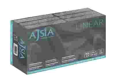 GUANTO MONOUSO IN NITRILE SENZA POLVERE AJSIA LINEAR BLU VIOLACEO SMALL 100 PEZZI