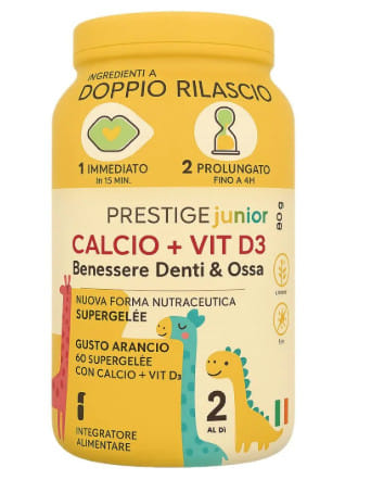 CALCIO+VIT D3 JUNIOR 60 SUPERGELEE