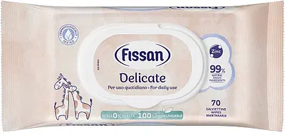 FISSAN SALVIETTE DELICATE NEW 70 PEZZI FISSAN SALVIETTE DELICATE NEW 70 PEZZI