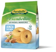 FARABELLA CIAMBELLINE SENZA ZUCCHERO ALL'AVENA E MANDORLE 200 G