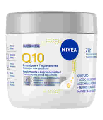 Nivea Q10 Rassodante + Ringiovanente Aree specifiche 400 ml, Crema corpo tonificante e rassodante