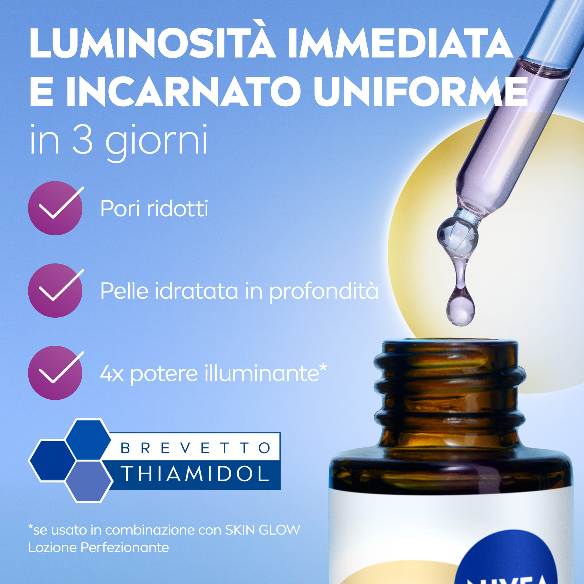 NIVEA LUMINOUS 630 SKIN GLOW SIERO LUMINOSITA' 15 ML