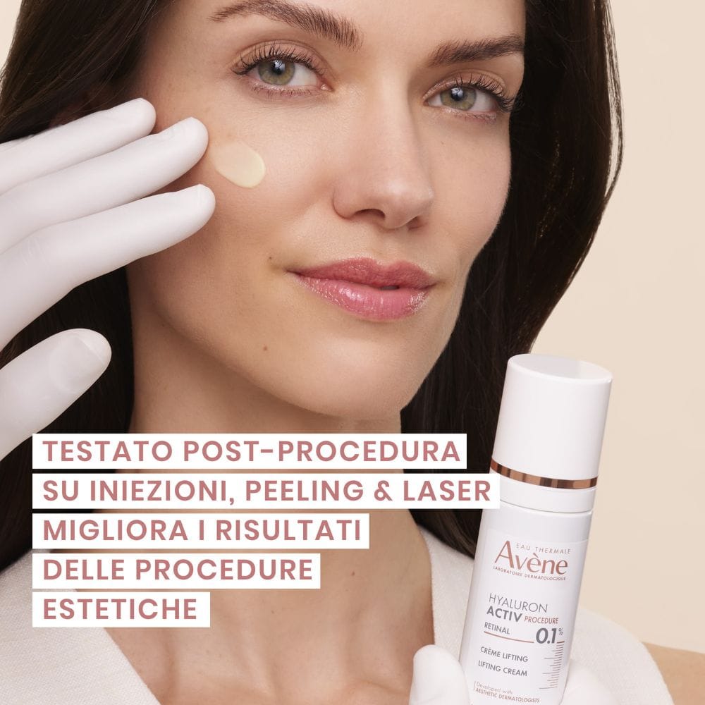 Eau Thermale Avène Hyaluron Activ Procedure Crema Effetto Lifting, Anti età, la pelle appare 7 anni più giovane, con Retinal, Niacinamide, Acido Ialuronico, 30ml 