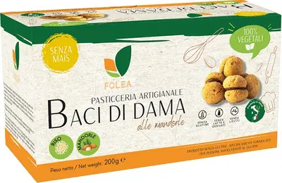 FOLEA BACI DAMA FARINA RISO 200 G FOLEA BACI DAMA FARINA RISO 200 G