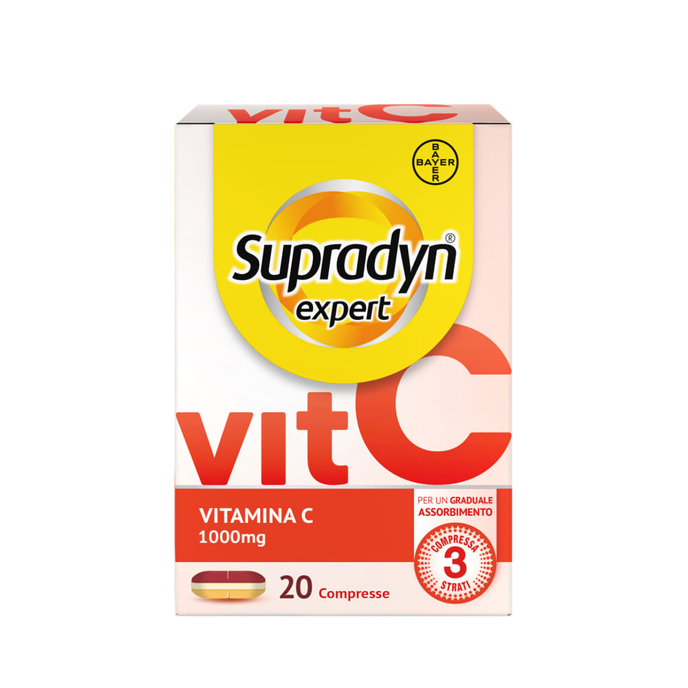 Supradyn Expert Vitamina C 1000mg Sistema Immunitario, 20 Compresse Assorbimento Graduale