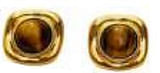 ATELIER FRATTINA 58 ORECCHINO BOTTONE ORO TIGRE