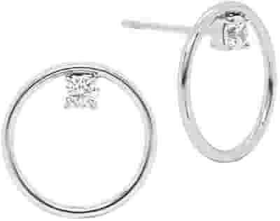 ATELIER FRATTINA 65 ORECCHINO CERCHIO CON PUNTO LUCE