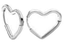 ATELIER FRATTINA 88 ORECCHINO CUORE ARGENTO