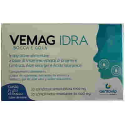 VEMAG IDRA BOCCA & GOLA FRUTTI DI BOSCO 20 COMPRESSE