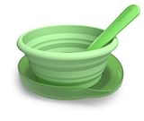 CHICCO PIATTINO COLLASSABILE SILICONE CON CUSTODIA