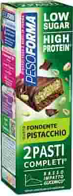 PESOFORMA BARRETTE PASTI LOW SUGAR FONDENTE PISTACCHIO 2 PEZZI