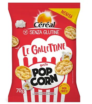 CEREAL GALLETTINE GUSTO POP CORN 70 G CEREAL GALLETTINE GUSTO POP CORN 70 G