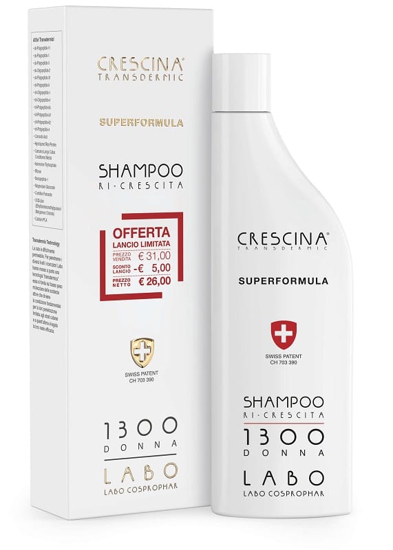 Shampoo Crescina Ri Crescita Superformula 1300 Donna 150 Ml