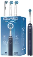 SILVERCARE SPAZZOLINO ELETTRICO PURO + 3 TESTINE