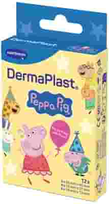 CEROTTO PICCOLE FERITE DERMAPLAST PEPPA PIG 2 PEZZI DA 40X60 MM + 4 PEZZI DA 16X57 MM + 6 PEZZI DA 19X72 MM