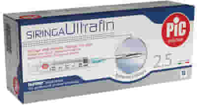 SIRINGA ULTRAFIN 2,5 ML GAUGE 23 1/4 10 PEZZI