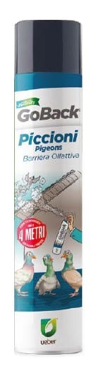 GO BACK SCHIUMOGENO SPRAY BOMBOLA A GETTO 4 M DISABITUANTE PER PICCIONI 700 ML