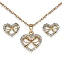 BJS020 PARURE GIFT HEART GOLD PLATED