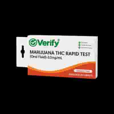 TEST RAPIDO VERIFY MARIJUANA THC RILEVAZIONE QUALITATIVA THC NEL FLUIDO ORALE UMANO