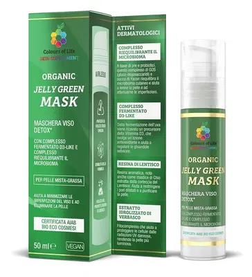 JELLY GREEN ORGANIC MASK 50 ML JELLY GREEN ORGANIC MASK 50 ML