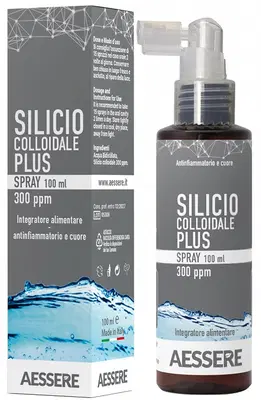SILICIO COLLOIDALE PLUS SPRAY 300PPM 100 ML SILICIO COLLOIDALE PLUS SPRAY 300PPM 100 ML