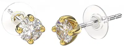 BJT391 ORECCHINO QUEEN CATHERINE 4MM GOLD PLATED BJT391 ORECCHINO QUEEN CATHERINE 4MM GOLD PLATED