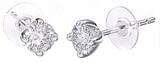 BJT392 ORECCHINO QUEEN CATHERINE 4MM STAINLESS STEEL