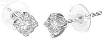 BJT392 ORECCHINO QUEEN CATHERINE 4MM STAINLESS STEEL