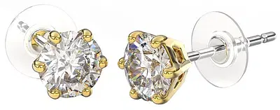 BJT395 ORECCHINO QUEEN CHARLOTTE 6MM GOLD PLATED BJT395 ORECCHINO QUEEN CHARLOTTE 6MM GOLD PLATED