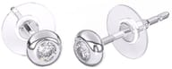 BJT397 ORECCHINO QUEEN RANIA 4MM STAINLESS STEEL