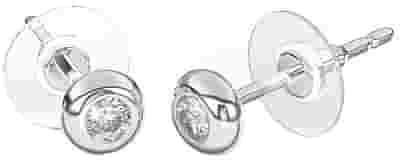 BJT397 ORECCHINO QUEEN RANIA 4MM STAINLESS STEEL