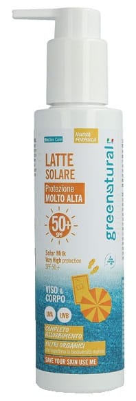 GREENATURAL LATTE SOLARE SPF50+ ADULTI 150 ML