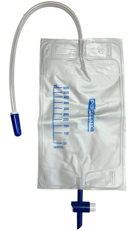 SACCA URINA GAMBA TUBO 35 CM DA 750 ML