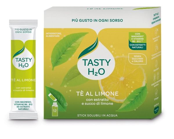 TASTY H2O TE' AL LIMONE 12 STICK DA 2,5 G