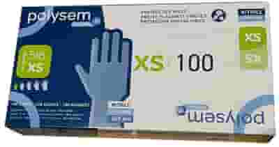 POLYSEM GUANTI NITRILE SENZA POLVERE XS 100 PEZZI