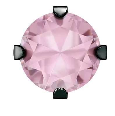 SYSTEM75 ZIRCONE CUBICO CRISTALLO ROSA 4 MM ACCIAIO CHIRURGICO NERO 2 PEZZI 267 SYSTEM75 ZIRCONE CUBICO CRISTALLO ROSA 4 MM ACCIAIO CHIRURGICO NERO 2 PEZZI 267