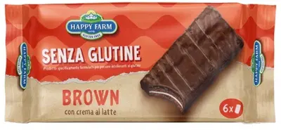 HAPPY FARM BROWN 6 PEZZI DA 45 G HAPPY FARM BROWN 6 PEZZI DA 45 G